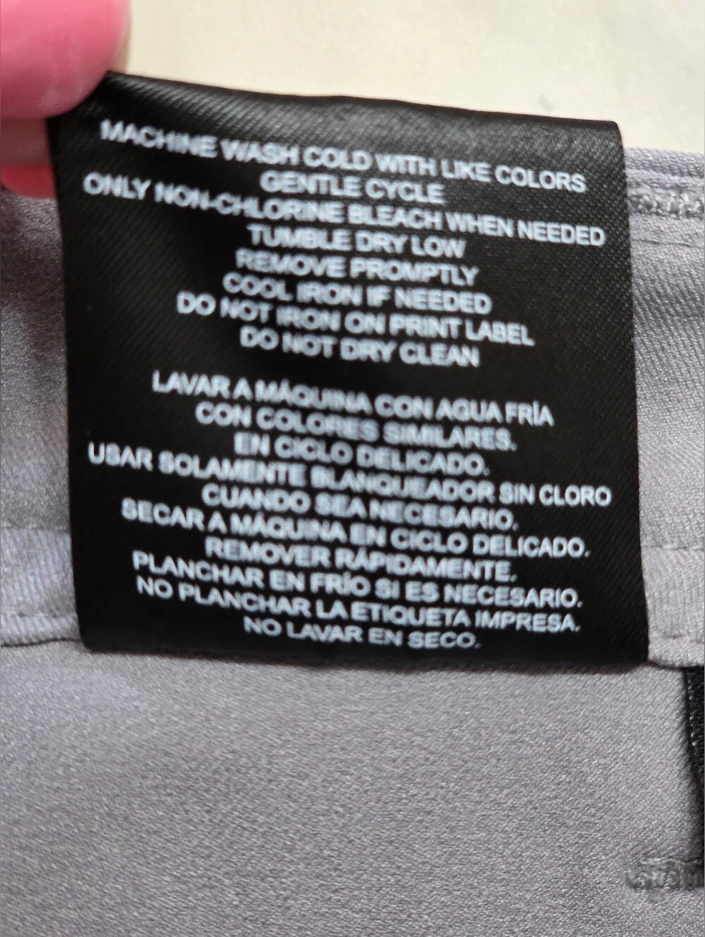 32 Degrees Cool Stretch Performance Gray Chinos Pants Straight Fit Size 30